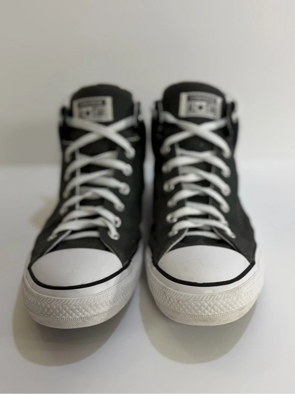 Converse All Star High Top Sneakers Black White Men’s Size 13 Canvas Lace Up